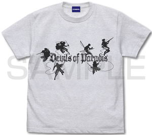 Attack On Titan: Devil of Paradis Island T-shirt (Ash | Size M)_