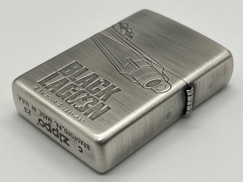 Black Lagoon Zippo Case: Revy 3 Sides Etching (No fuel or gas included) image 2