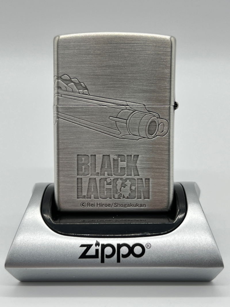 Black Lagoon Zippo Case: Revy 3 Sides Etching (No fuel or gas included) image 4