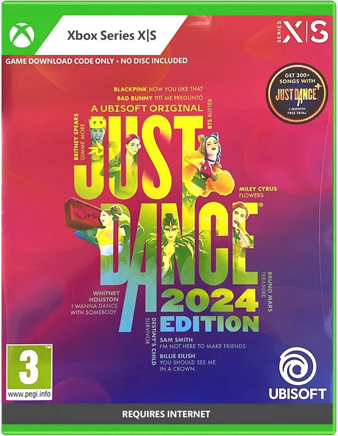 Just Dance 2024 Edition (Code in a Box) for Xbox Series X, Xbox Series S