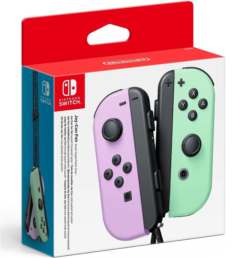 Nintendo Switch Joy-Con Controllers (Pastel Purple / Pastel Green) for Nintendo  Switch