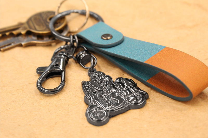 Yuru Camp Silhouette Rin Shima Accessory Keychain image 4