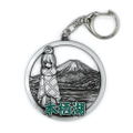 Yurucamp △ Shima Rin And Motosuko Metal Key Chain thumbnail 1