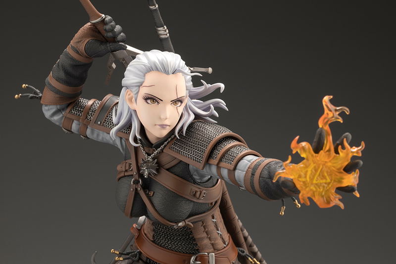 The Witcher 1/7 Scale Pre-Painted Figure: The Witcher Bishoujo Geralt image 13