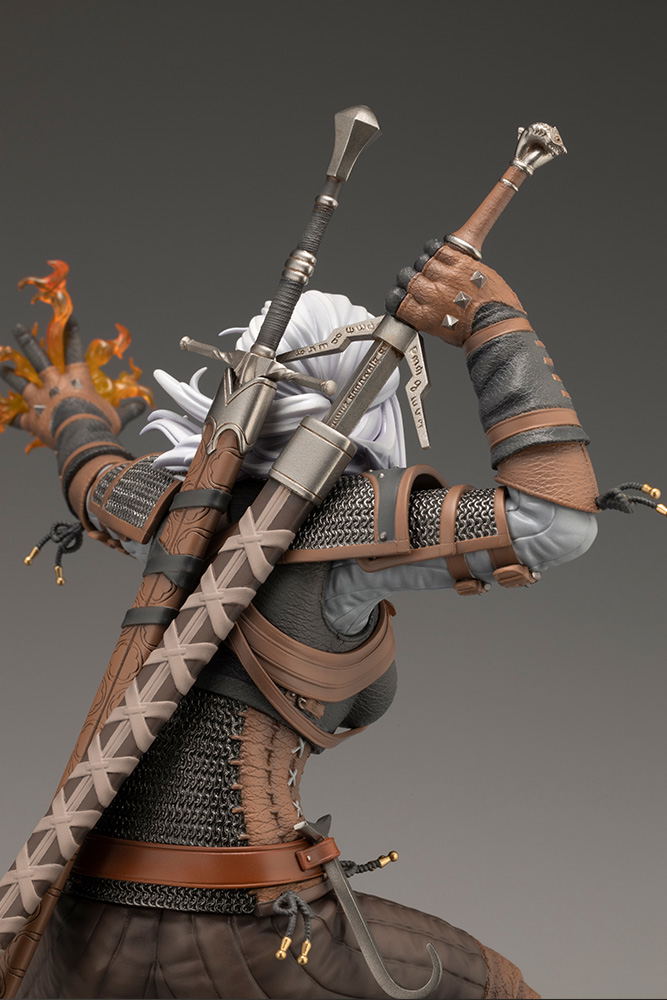 The Witcher 1/7 Scale Pre-Painted Figure: The Witcher Bishoujo Geralt image 14
