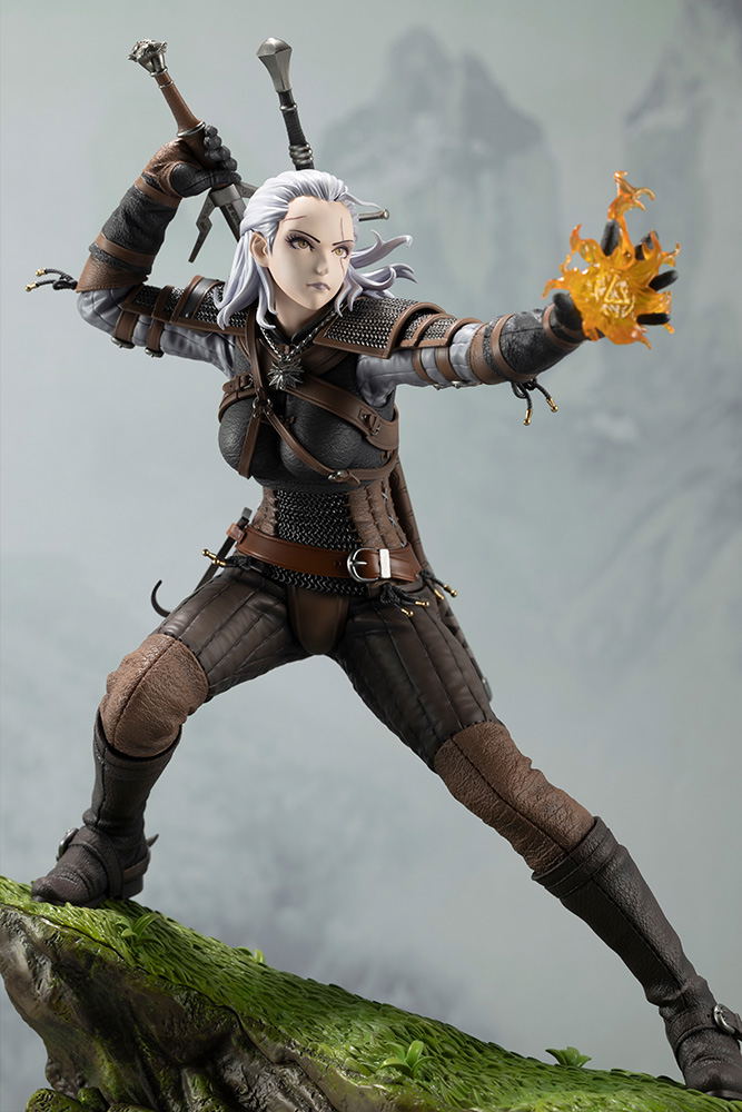 The Witcher 1/7 Scale Pre-Painted Figure: The Witcher Bishoujo Geralt image 18