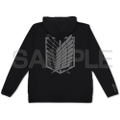 Attack On Titan Survey Corps Thin Dry Hoodie (Black | Size S) thumbnail 1