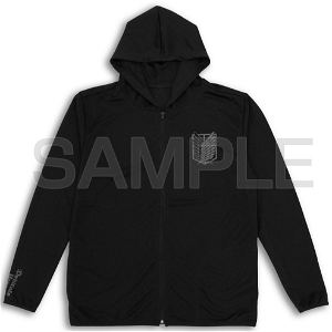 Attack On Titan Survey Corps Thin Dry Hoodie (Black | Size S)