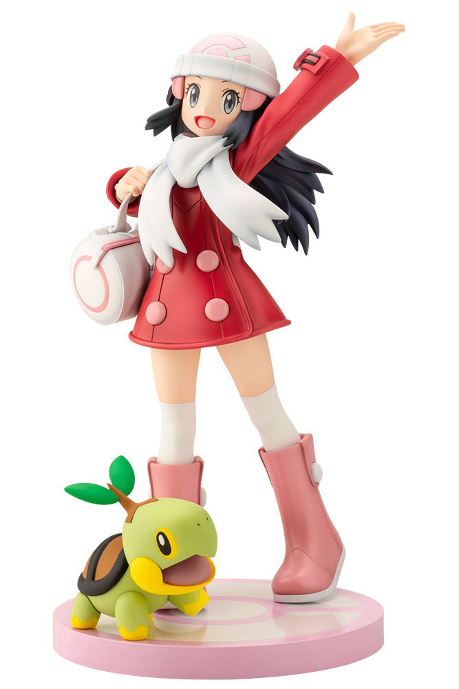 ARTFX J Pokemon 1/8 Scale Pre-Painted Figure: Dawn with Turtwig image 1