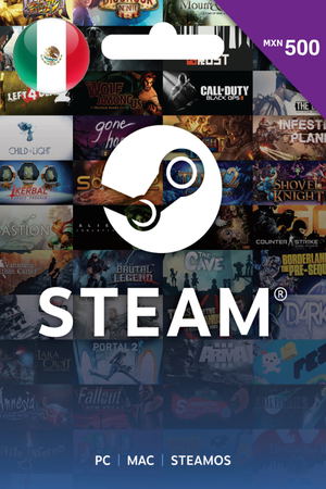 Steam Gift Card (MXN 500 | For MXN Currency Only)_