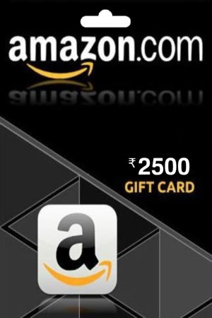Amazon Gift Card 2500 INR | India Account_