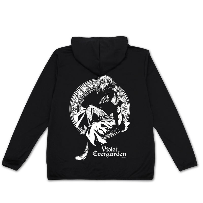 Violet Evergarden Thin Dry Hoodie (Black | Size S) image 1