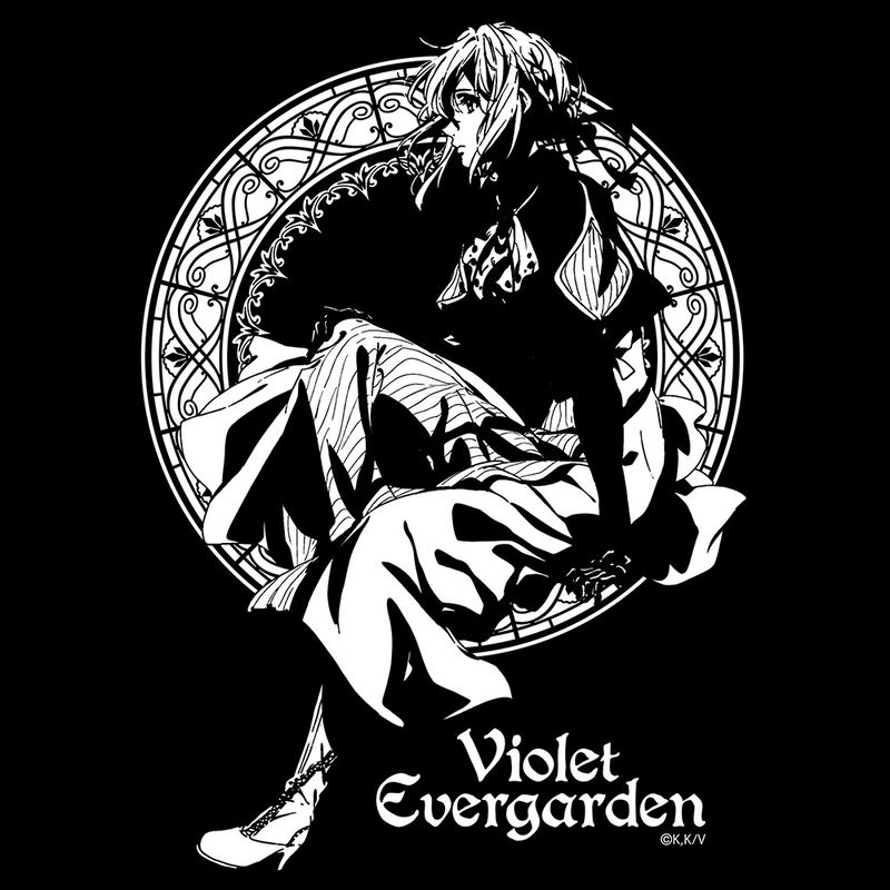 Violet Evergarden Thin Dry Hoodie (Black | Size XL) image 3