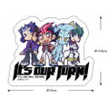 Yu-Gi-Oh! Zexal - Yuma & Astral & Ryouga & Kaito Our Turn! Deformed Mini Sticker thumbnail 2