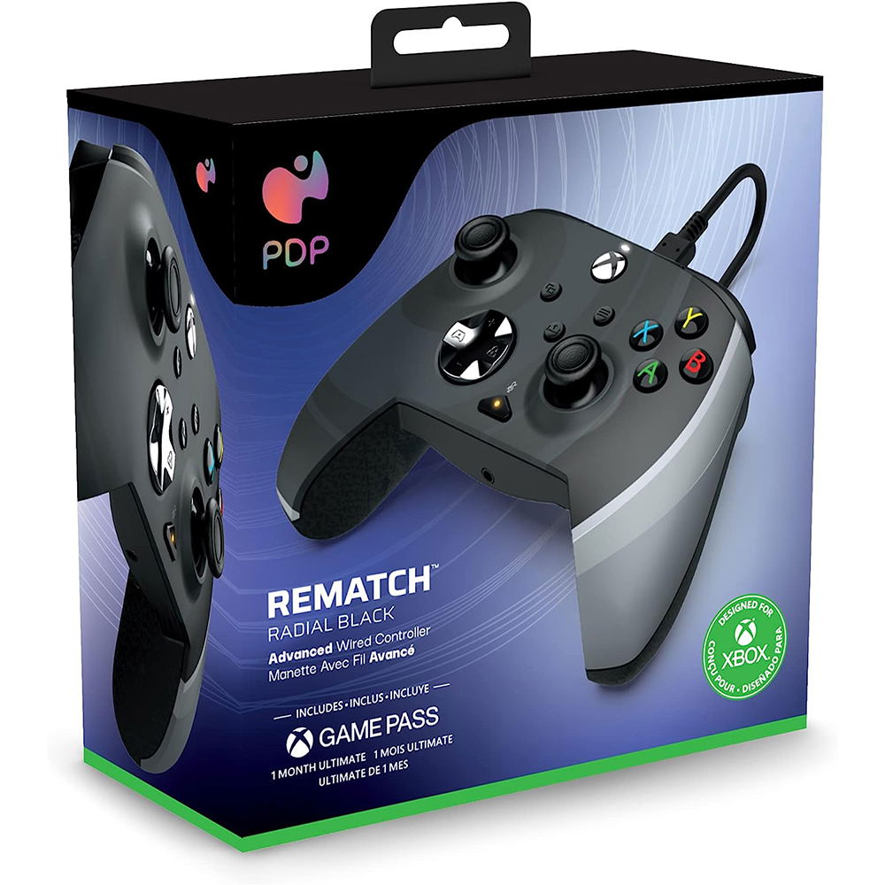 PDP Rematch Advanced Wired Controller for Xbox Series X|S (Radial Black ...