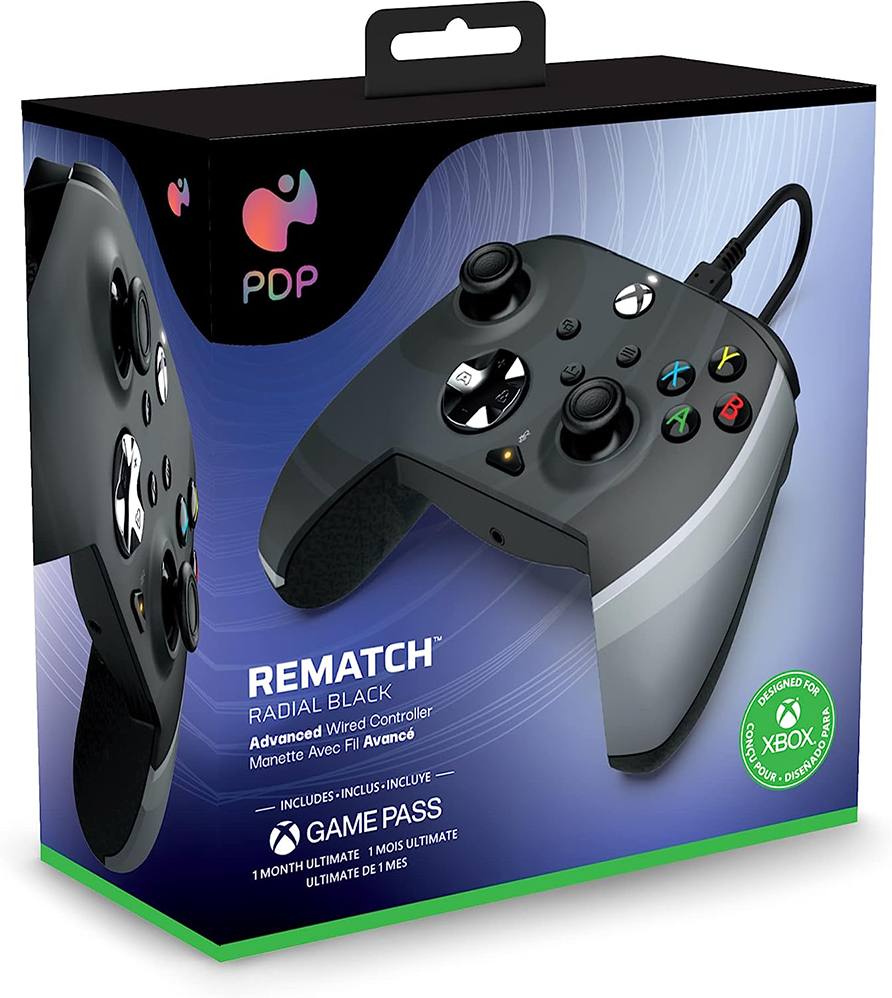 Pdp Rematch Advanced Wired Controller For Xbox Series X S Radial Black