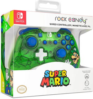 PDP Rock Candy Wired Controller for Nintendo Switch (Luigi) for