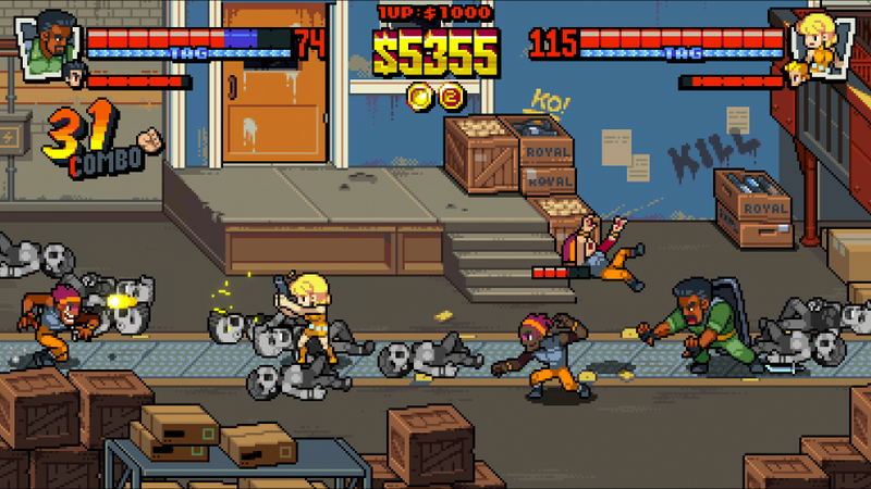 Double Dragon Gaiden: Rise Of The Dragons <span class="ext" style="background-color: #2a475e; color: #FFFFFF;">STEAM</span> <span class="ext ext_digital">digital</span> image 5