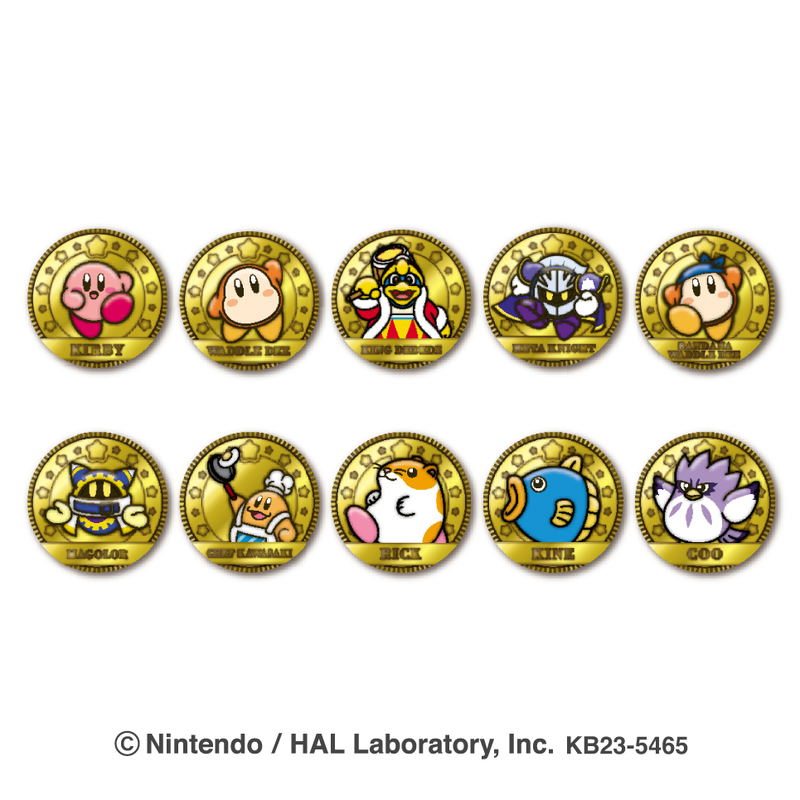Kirby's Dream Land Relief Medal Collection (Random Single) image 1