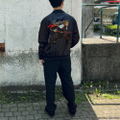 Demon Slayer: Kimetsu No Yaiba Rengoku Anjuro Embroidered Souvenir Jacket (Size L) thumbnail 11