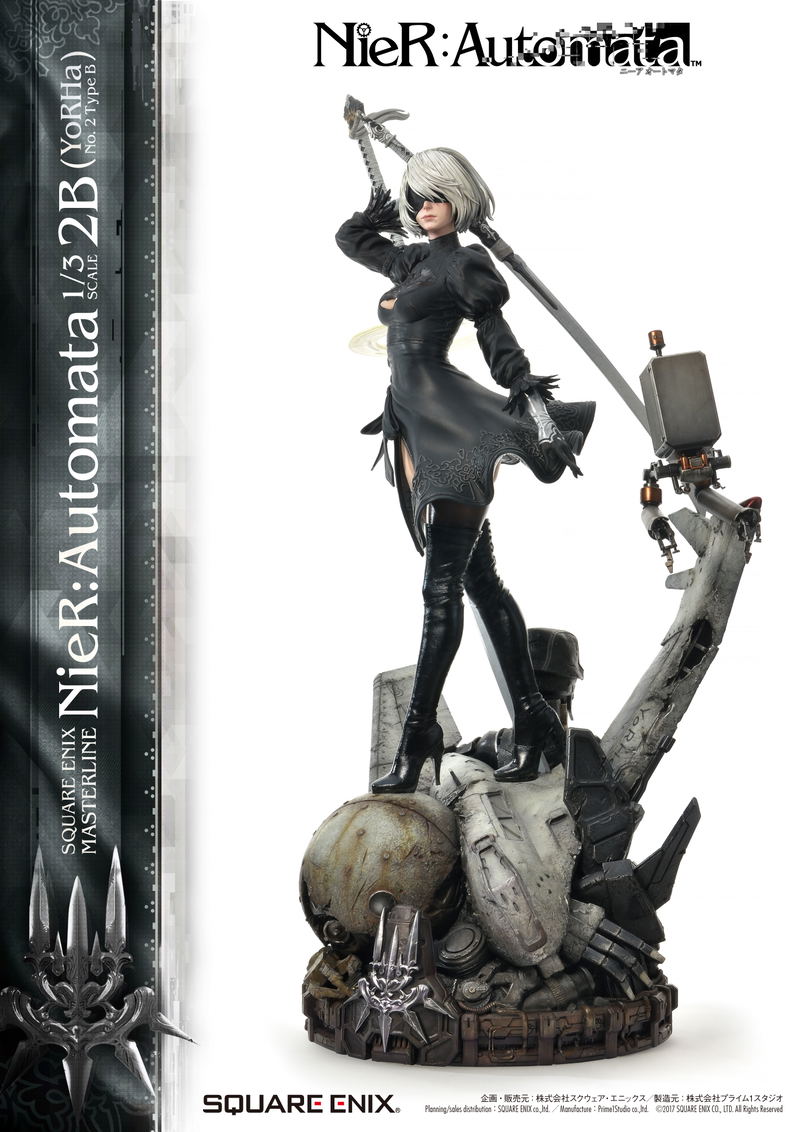 Square Enix Masterline Nier: Automata 1/3 Scale Pre-Painted Figure: 2B (YoRHa No.2 Type B) image 2