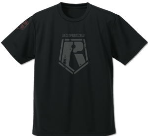 Armored Trooper Votoms Red Shoulder Dry T-shirt (Black | Size S)_