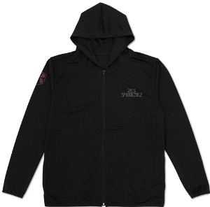 Armored Trooper Votoms Red Shoulder Thin Dry Hoodie (Black | Size L)