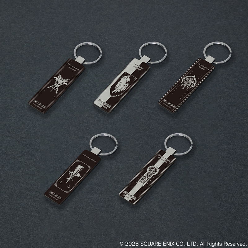 Final Fantasy XVI National Emblem Metal Mirror Key Chain (Set Of 5 Pieces) image 1