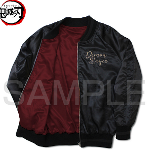 Demon Slayer: Kimetsu No Yaiba Rengoku Anjuro Embroidered Souvenir Jacket (Size XL)