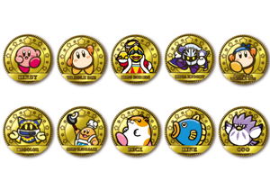 Kirby's Dream Land Relief Medal Collection (Set of 10 pieces)_