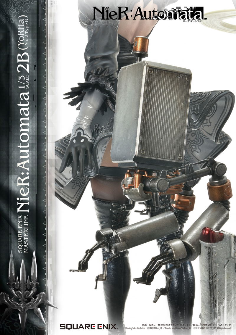 Square Enix Masterline Nier: Automata 1/3 Scale Pre-Painted Figure: 2B (YoRHa No.2 Type B) image 13