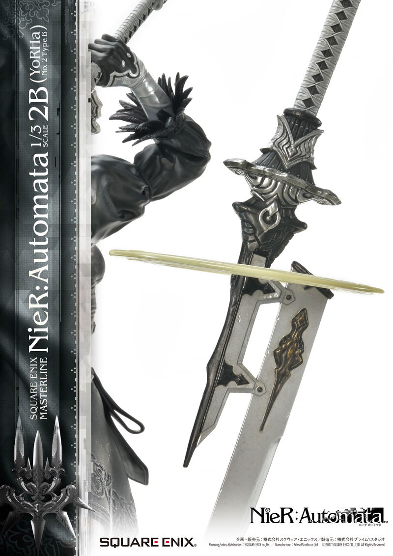 Square Enix Masterline Nier: Automata 1/3 Scale Pre-Painted Figure: 2B (YoRHa No.2 Type B) image 14