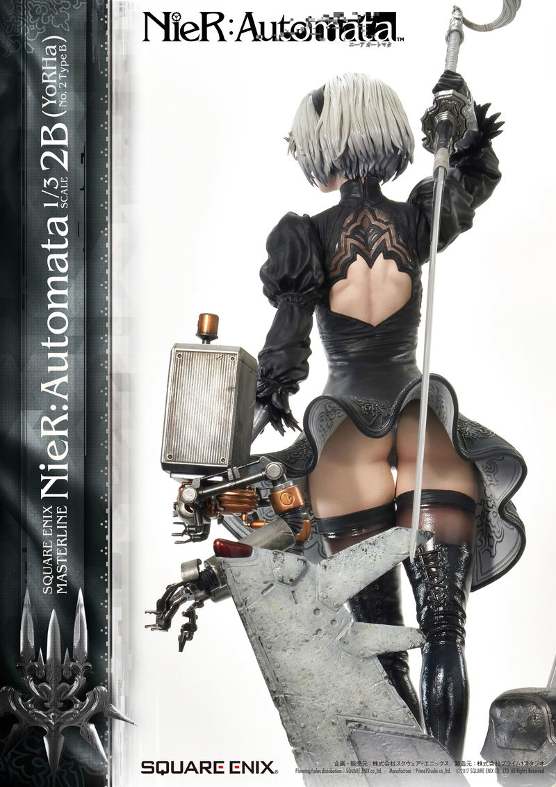 Square Enix Masterline Nier: Automata 1/3 Scale Pre-Painted Figure: 2B (YoRHa No.2 Type B) image 15