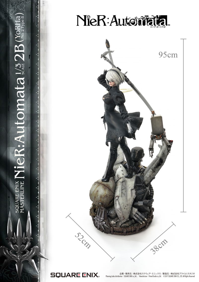 Square Enix Masterline Nier: Automata 1/3 Scale Pre-Painted Figure: 2B (YoRHa No.2 Type B) image 18