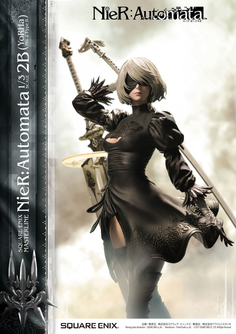 Square Enix Masterline Nier: Automata 1/3 Scale Pre-Painted Figure: 2B (YoRHa No.2 Type B) image 28