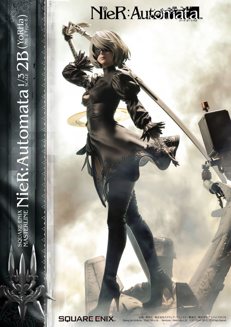 Square Enix Masterline Nier: Automata 1/3 Scale Pre-Painted Figure: 2B (YoRHa No.2 Type B) image 29