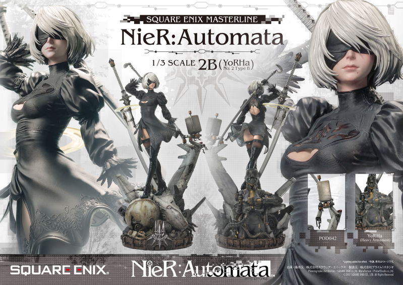 Square Enix Masterline Nier: Automata 1/3 Scale Pre-Painted Figure: 2B (YoRHa No.2 Type B) image 31