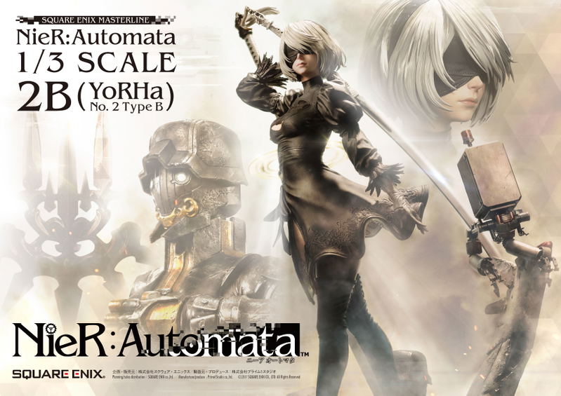Square Enix Masterline Nier: Automata 1/3 Scale Pre-Painted Figure: 2B (YoRHa No.2 Type B) image 32