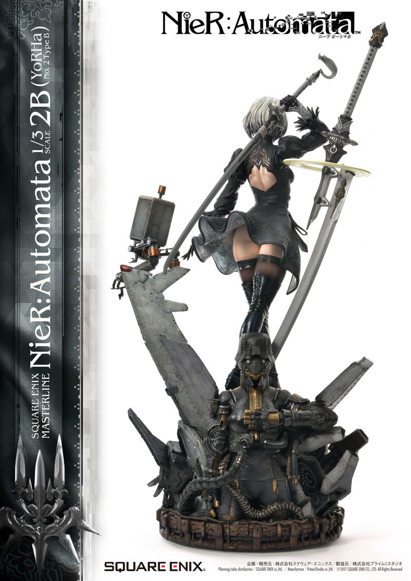 Square Enix Masterline Nier: Automata 1/3 Scale Pre-Painted Figure: 2B (YoRHa No.2 Type B) image 4