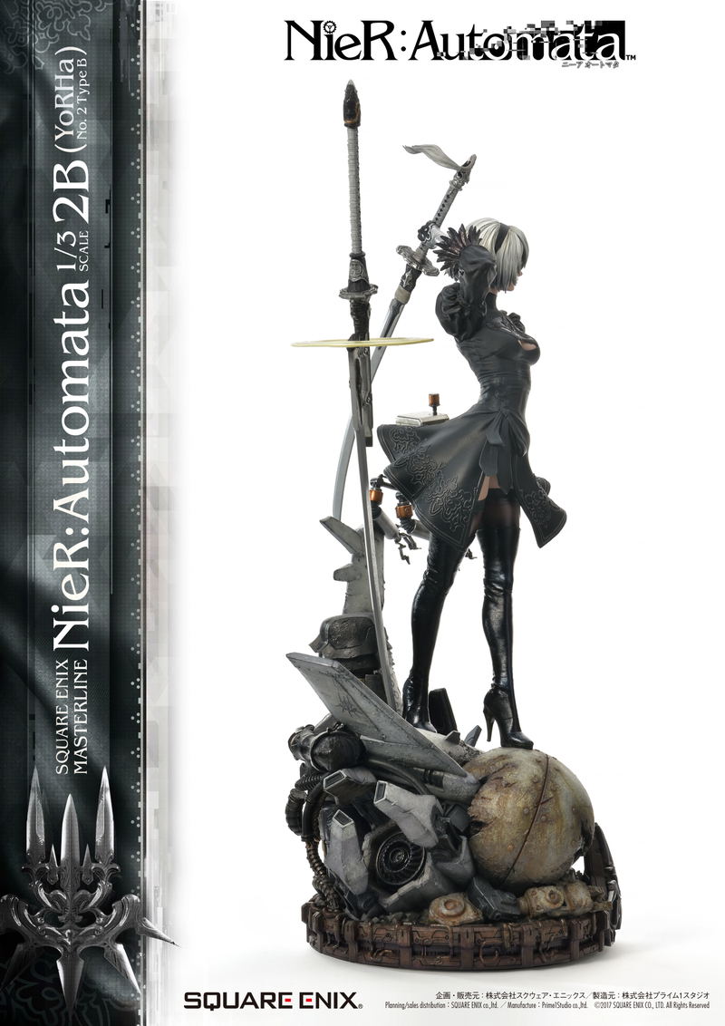 Square Enix Masterline Nier: Automata 1/3 Scale Pre-Painted Figure: 2B (YoRHa No.2 Type B) image 5