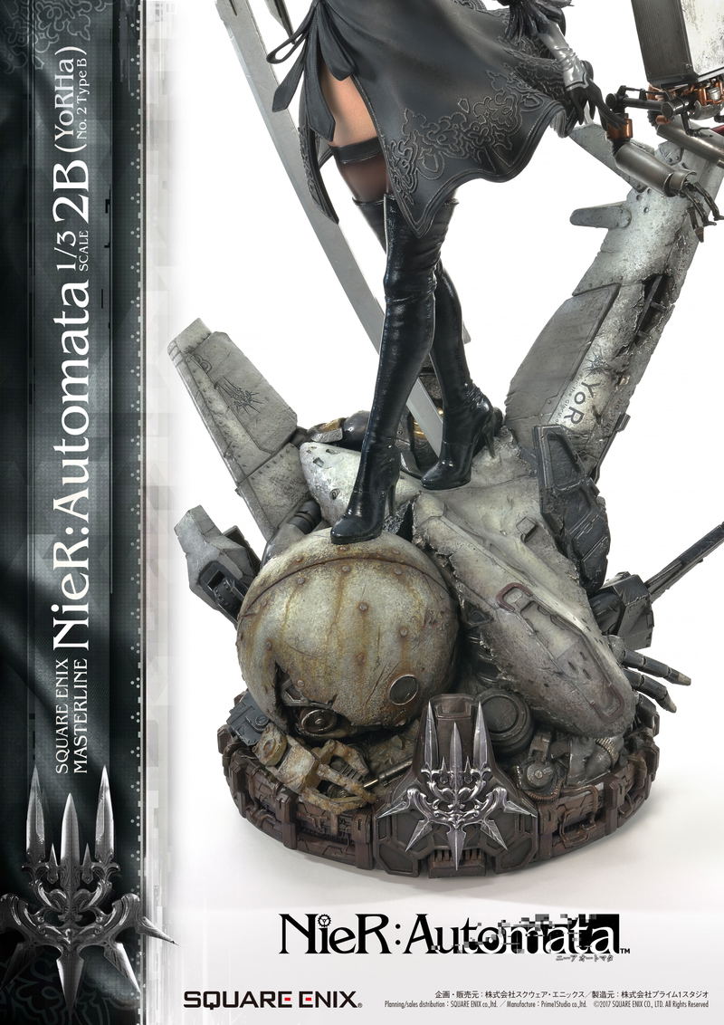 Square Enix Masterline Nier: Automata 1/3 Scale Pre-Painted Figure: 2B (YoRHa No.2 Type B) image 7