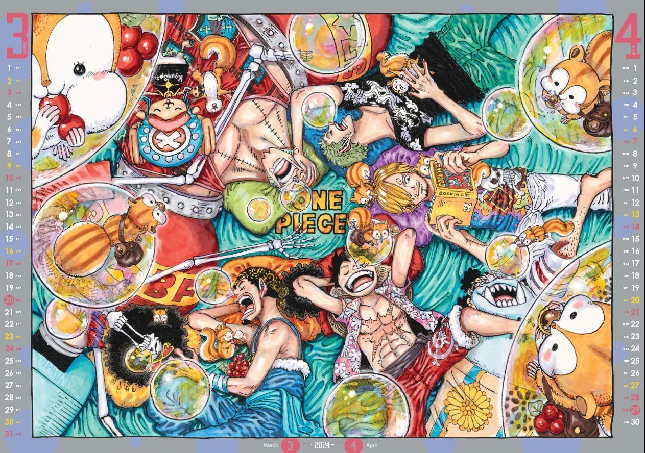 Calendar 2024 One Piece Anime