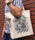 No Game No Life Asciente! Ver. Originally Drawn White Large Tote Bag Natural thumbnail 2