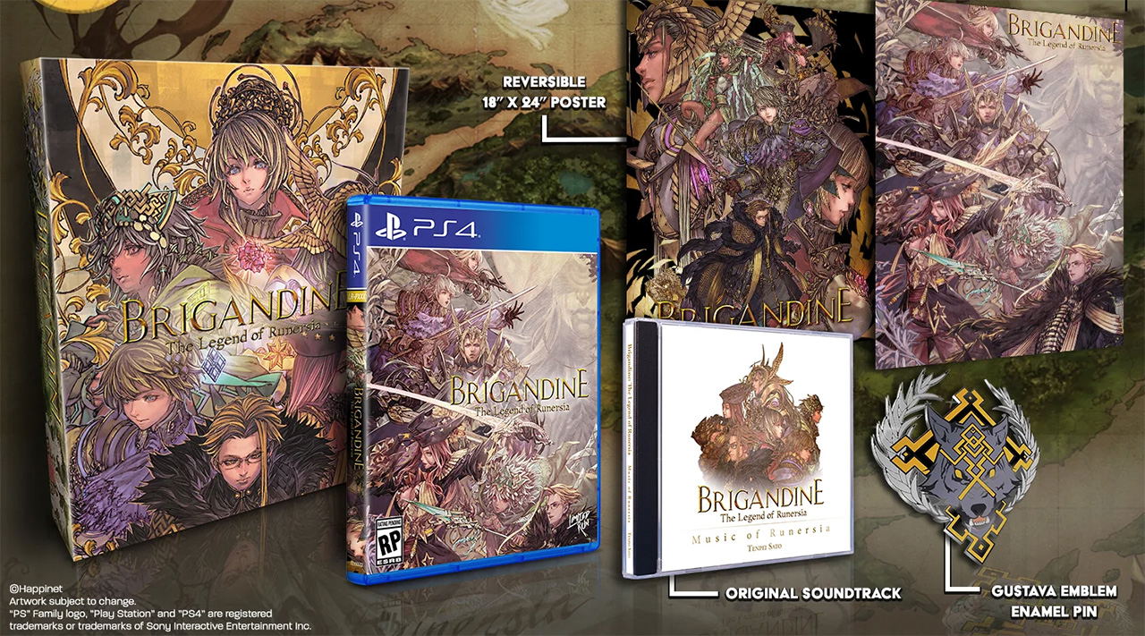 Jeu PS4 : Brigandine The Legend Of Runersia - Édition Collector - Neuf Sous Blister