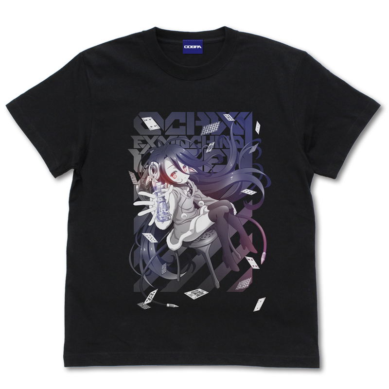 No Game No Life: Zero Original Illustration Shuvi Ascient! Ver. T-shirt (Black | Size XL) image 1