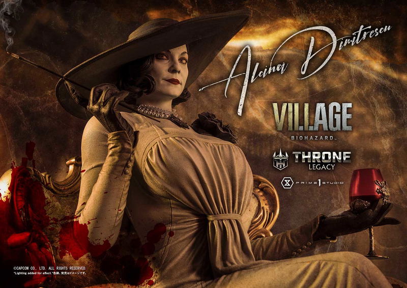 Throne Legacy Resident Evil Village 1/4 Scale Statue: Alcina Dimitrescu image 60