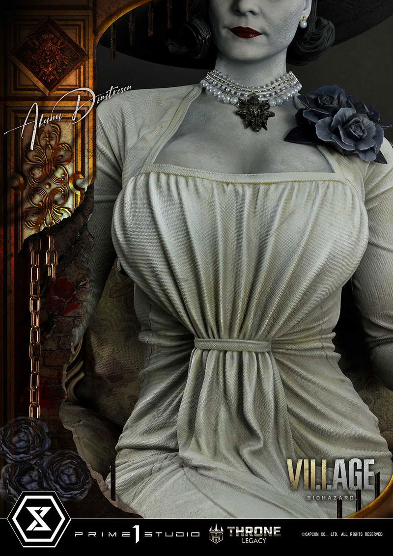 Throne Legacy Resident Evil Village 1/4 Scale Statue: Alcina Dimitrescu image 14