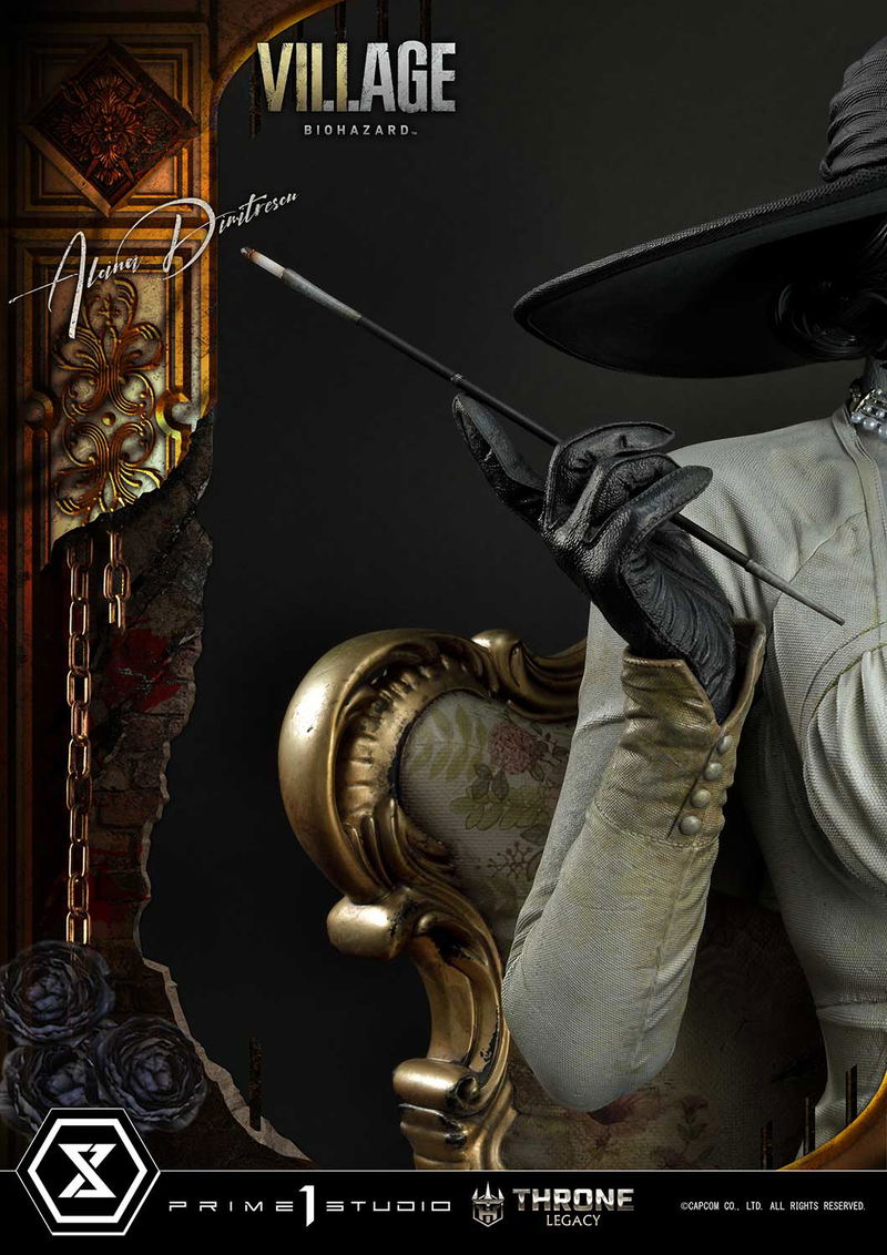 Throne Legacy Resident Evil Village 1/4 Scale Statue: Alcina Dimitrescu image 15