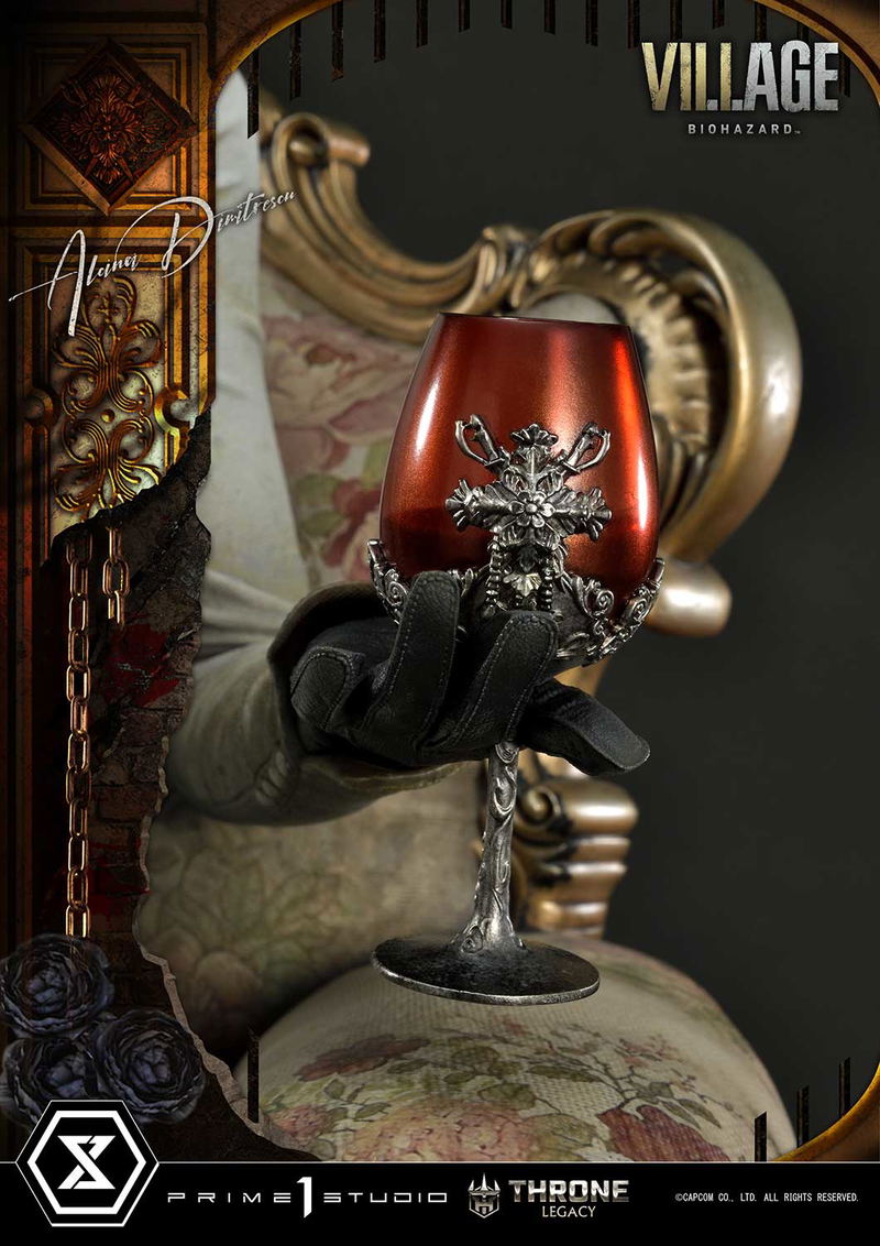 Throne Legacy Resident Evil Village 1/4 Scale Statue: Alcina Dimitrescu image 16