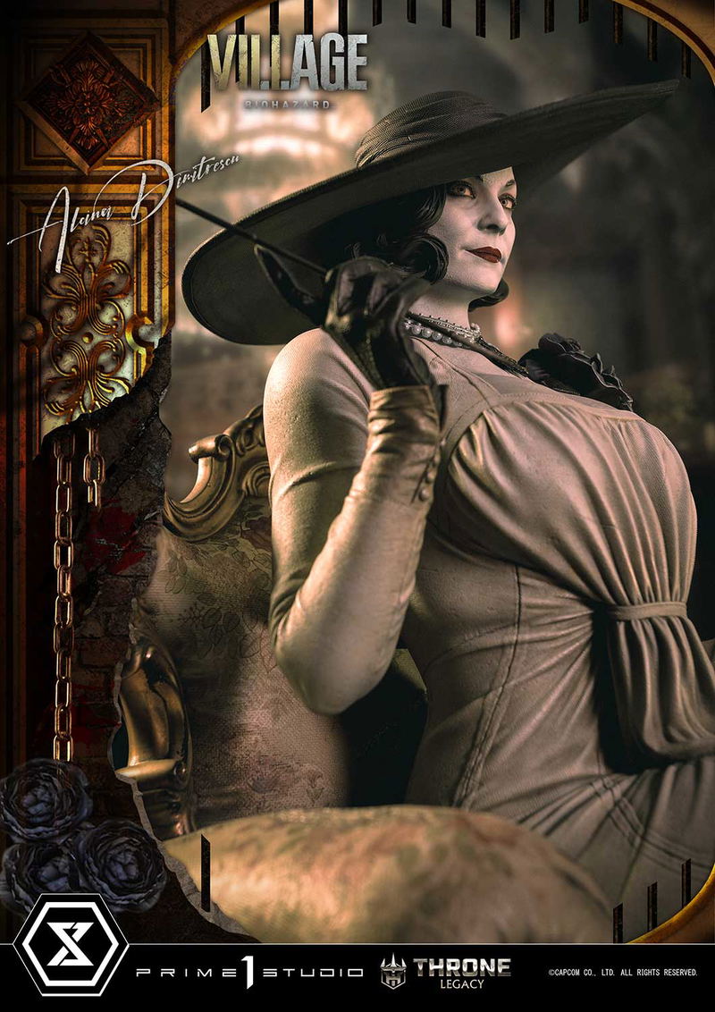 Throne Legacy Resident Evil Village 1/4 Scale Statue: Alcina Dimitrescu image 1